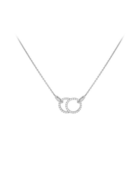 Collier Celeste - Or blanc 18K (5,00 g), diamants 0,48 ct - Courbet
